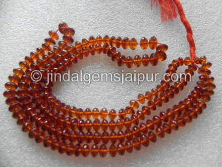 Spessartite Far Micro Cut Roundelle Beads